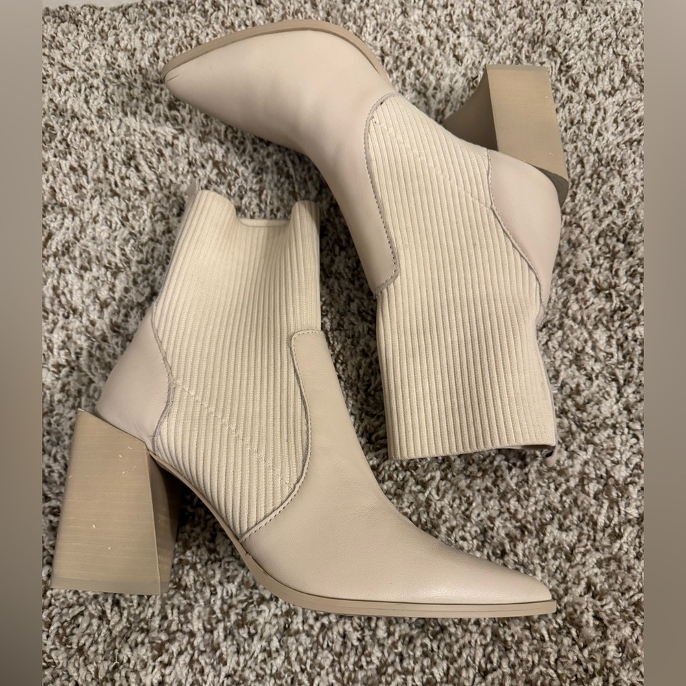 Steve Madden Women's Pointed Toe Block Heel Ankle Boots